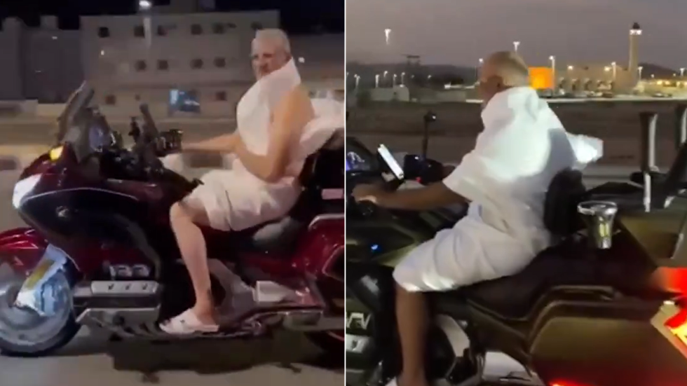 بالفيديو- لأداء فريضة الحج، كويتيّون يسافرون الى مكّة على درّاجات ناريّة