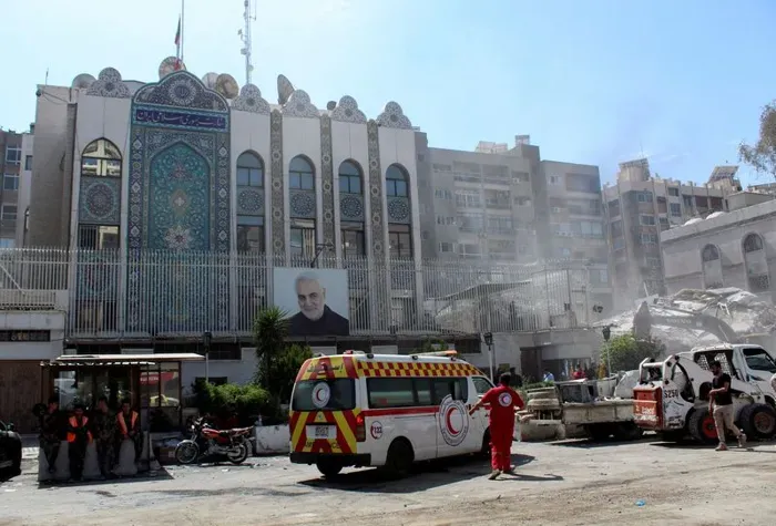 بالفيديو- مشاهد من داخل السفارة الإيرانية في دمشق